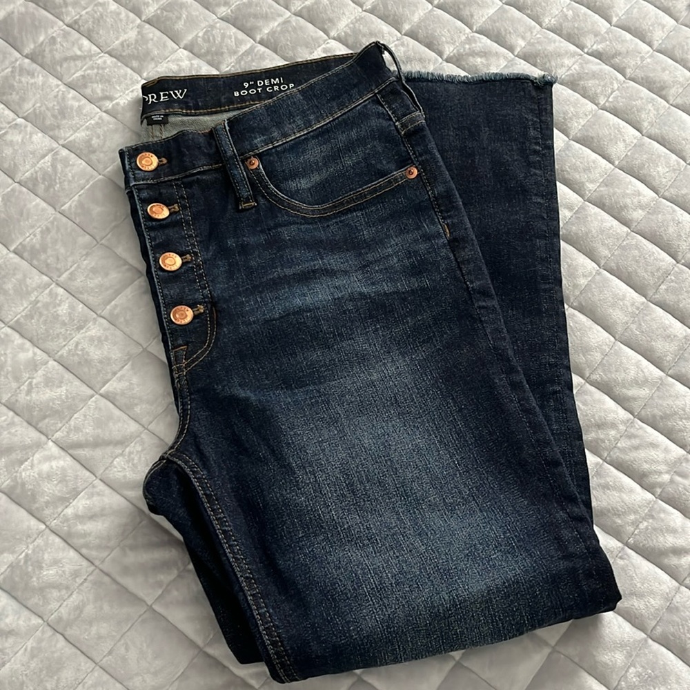 J. Crew Demi Boot Crop Jeans 31
